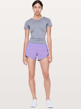 Lululemon Attack The Track Short *4" Enchanted Iris Purple size 6
